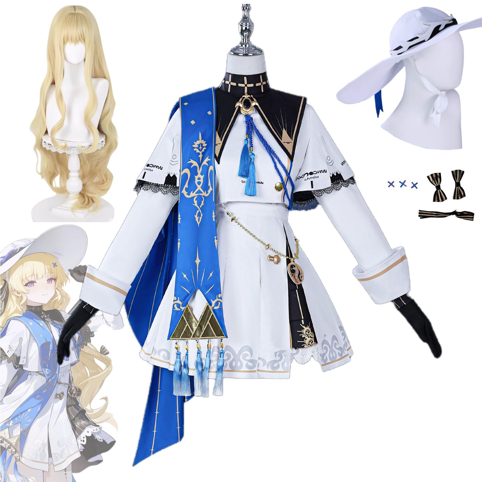 【即日発送】鳴潮 フィービー コスプレ 衣装 フルセット S 71ws8+XZ1rL.jpg